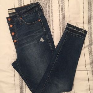Madewell Womens 10" High-Rise Skinny JeansDrop-Hem